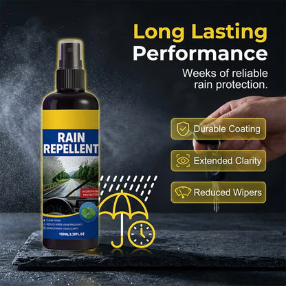 Crystal Clear Windshield Rain Repellent Spray