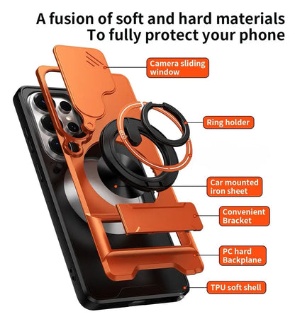 Rotating Ring Phone Case, Compatible with Samsung 26/25/24/23/22/21 Ultra