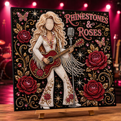 🎤 Premium 3D Pearl Dolly Country Music Tribute Art Kit