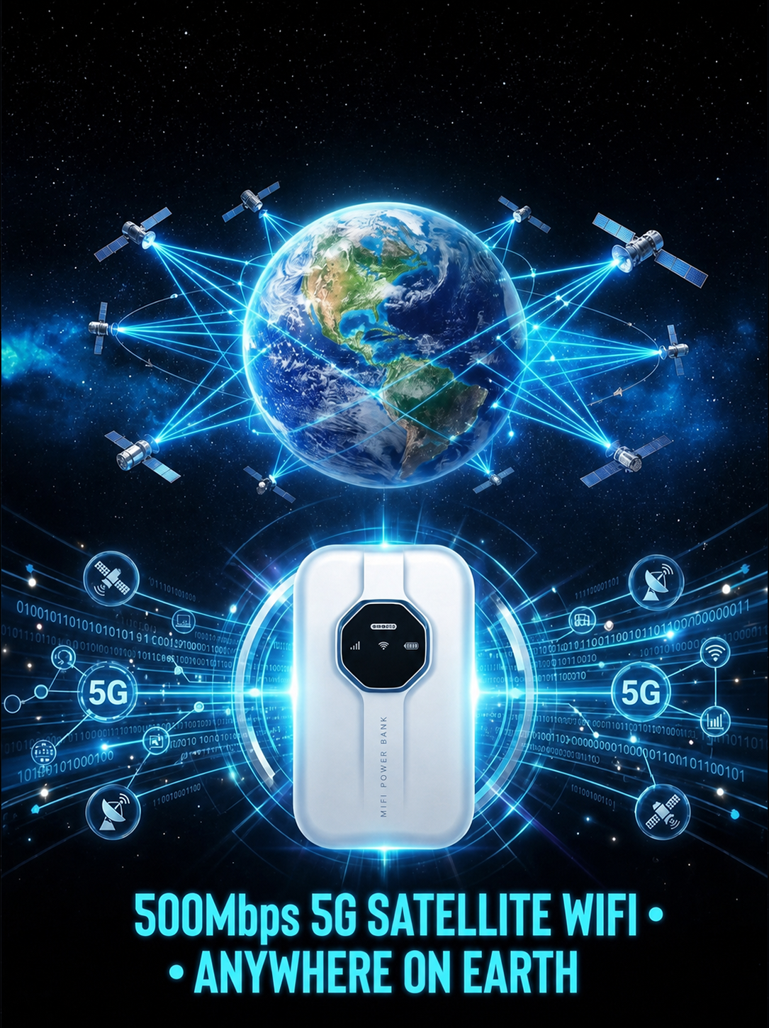 🌍 Boundless Portable WiFi – Global Coverage for Travel & Business🛡️
