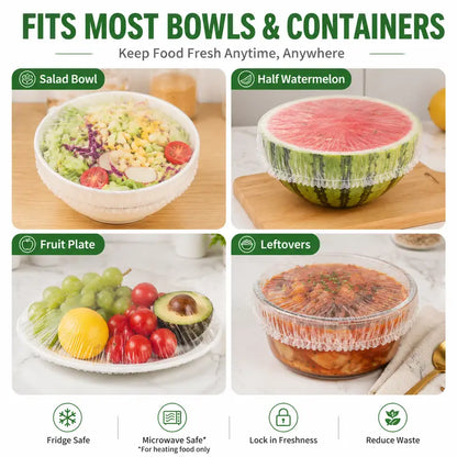 🔥Last Day 49% 100 Off Pcs Disposable Stretch Food Covers for Bowls & Plates