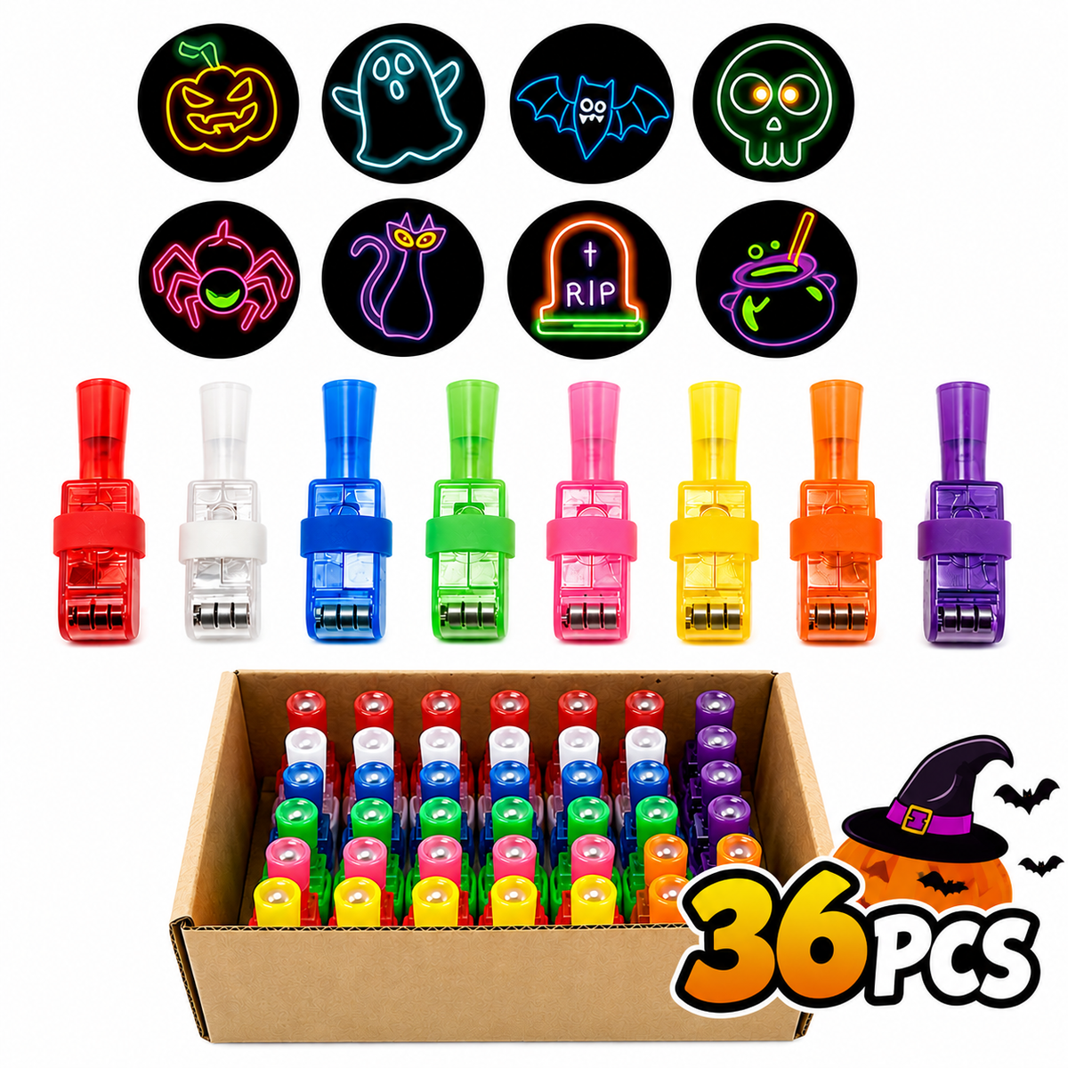 Halloween Finger Projector Lights