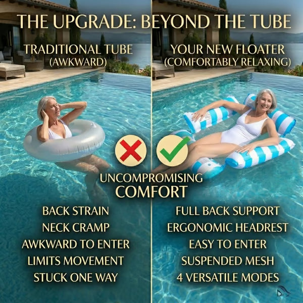 The Azure Float: 4-in-1 Ultra-Lounge System