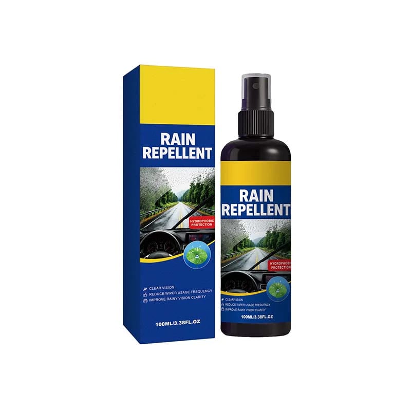 Crystal Clear Windshield Rain Repellent Spray - Buy 1🔥