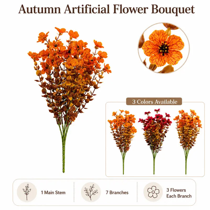 Fall Artificial Flower Halloween