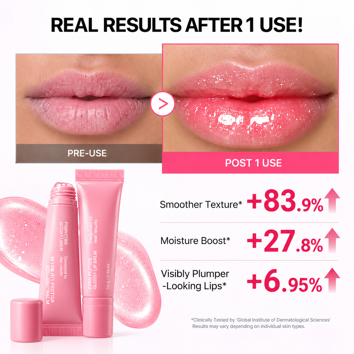 PDRN Peptide Glossy Lip Balm (0.35 oz)