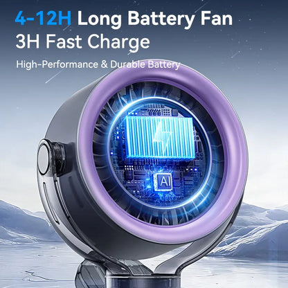 Rechargeable Portable Clip on Fan-100-Speed Touch Control