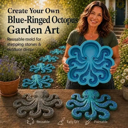Garden stepping stone mold kit