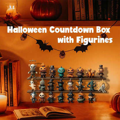 Halloween Countdown Box with Figurines