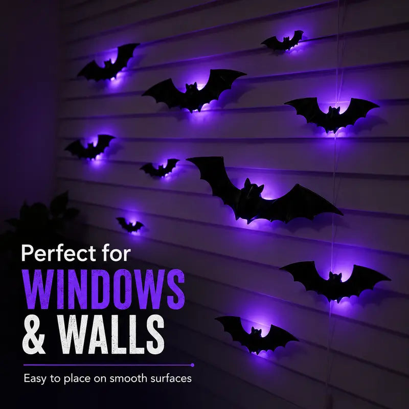 🔥Last Day 49% OFF🔥Halloween 3D Bat Light LED Decorations