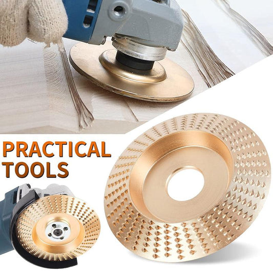 4" Wood Carving Disc + 10-Piece Hex Shank Rotary File Set – Ultimate Woodworking Shaping & Carving Kit