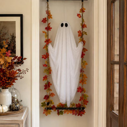 🔥Last Day 49% OFF🔥Halloween Ghost Swing Decor