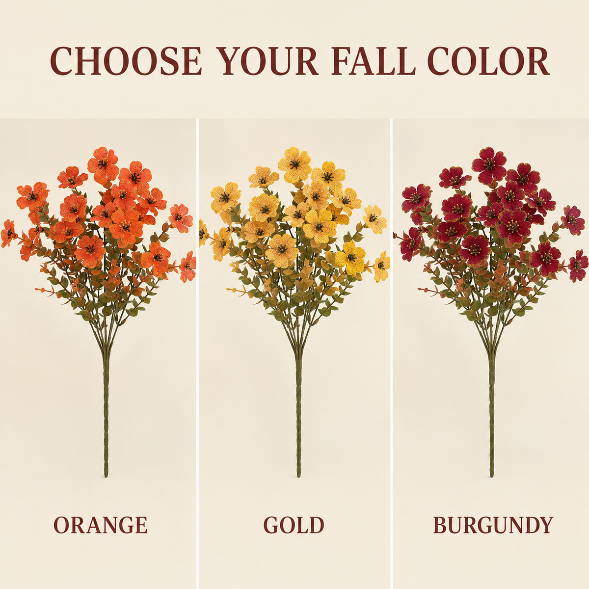🎁 Last Day 50% OFF - Fall Artificial Flowers For Halloween & Autumn Decor