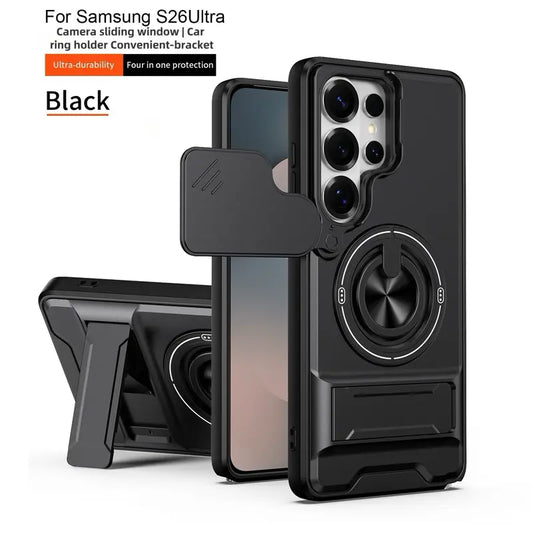 Rotating Ring Phone Case, Compatible with Samsung 26/25/24/23/22/21 Ultra