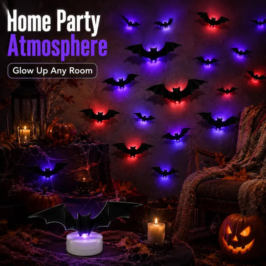 🔥Last Day 49% OFF🔥Halloween 3D Bat Light LED Decorations