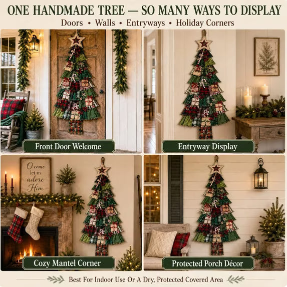 DIY Christmas Tree Door Hanging Kit
