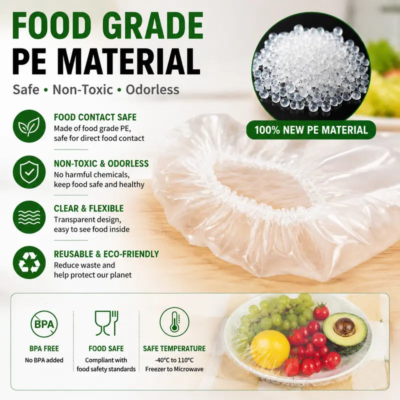 🔥Last Day 49% 100 Off Pcs Disposable Stretch Food Covers for Bowls & Plates