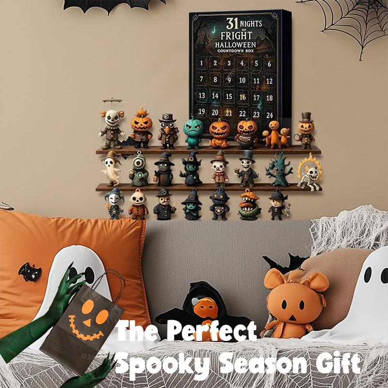 Halloween Countdown Box with Figurines