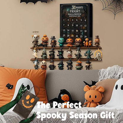 Halloween Countdown Box with Figurines