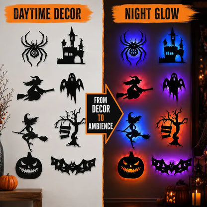 🔥Last Day 49% OFF🔥Halloween LED Silhouette Wall Light Stickers
