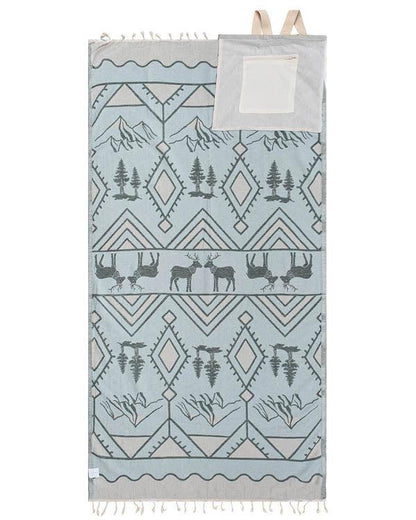 2-in-1 Convertible Beach Towel Bag