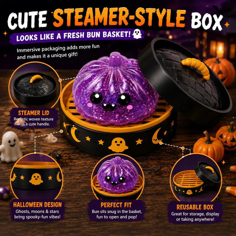 🎃👻Halloween Steamed Bun Stress Relief Toy Set