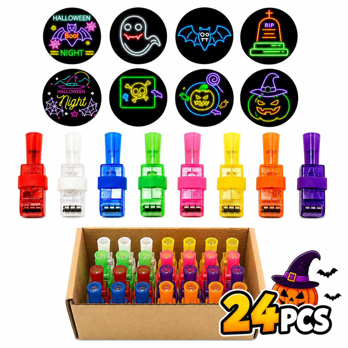 Halloween Finger Projector Lights