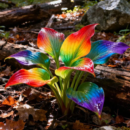 🔥Premium Rare Hosta Seeds🌿Shade-Tolerant Plant - Rainbow