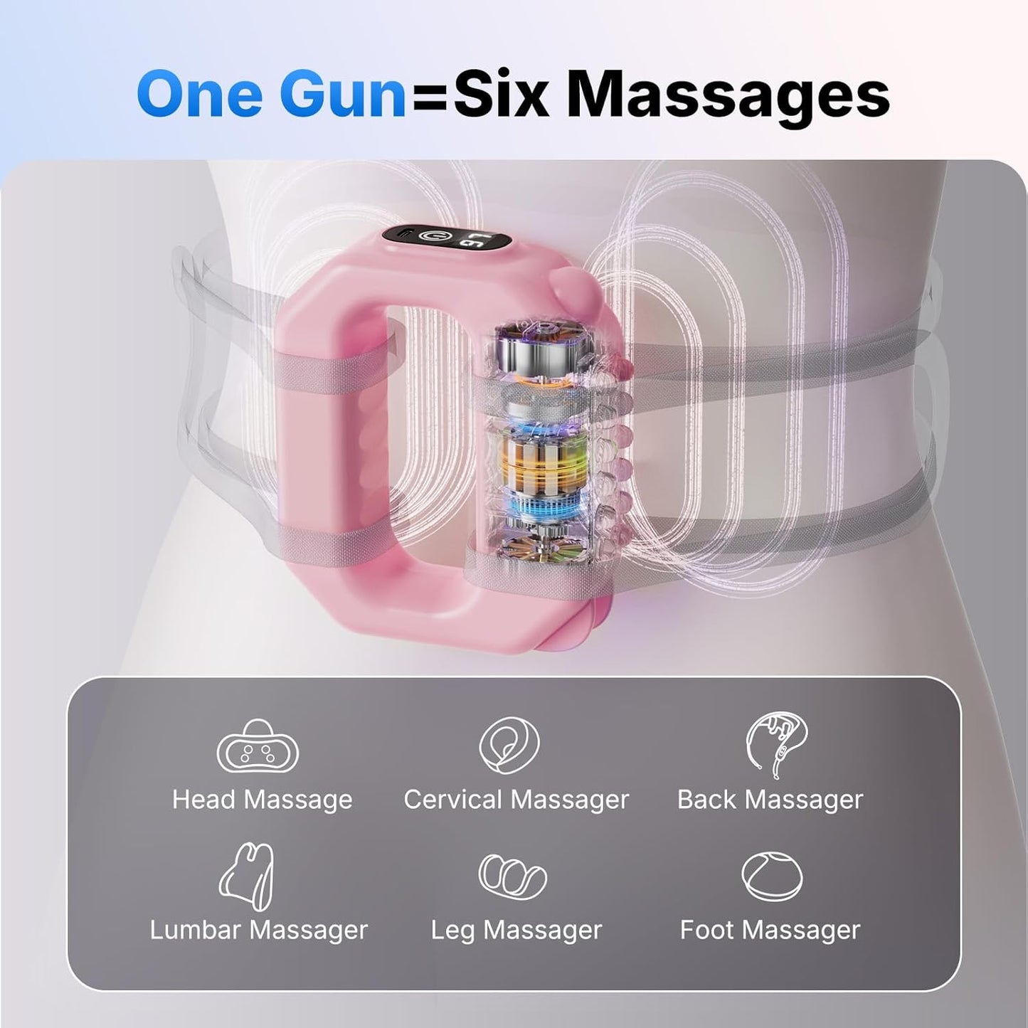 Sculpt, Relax, & Recover — All in One Compact Belt Massager
