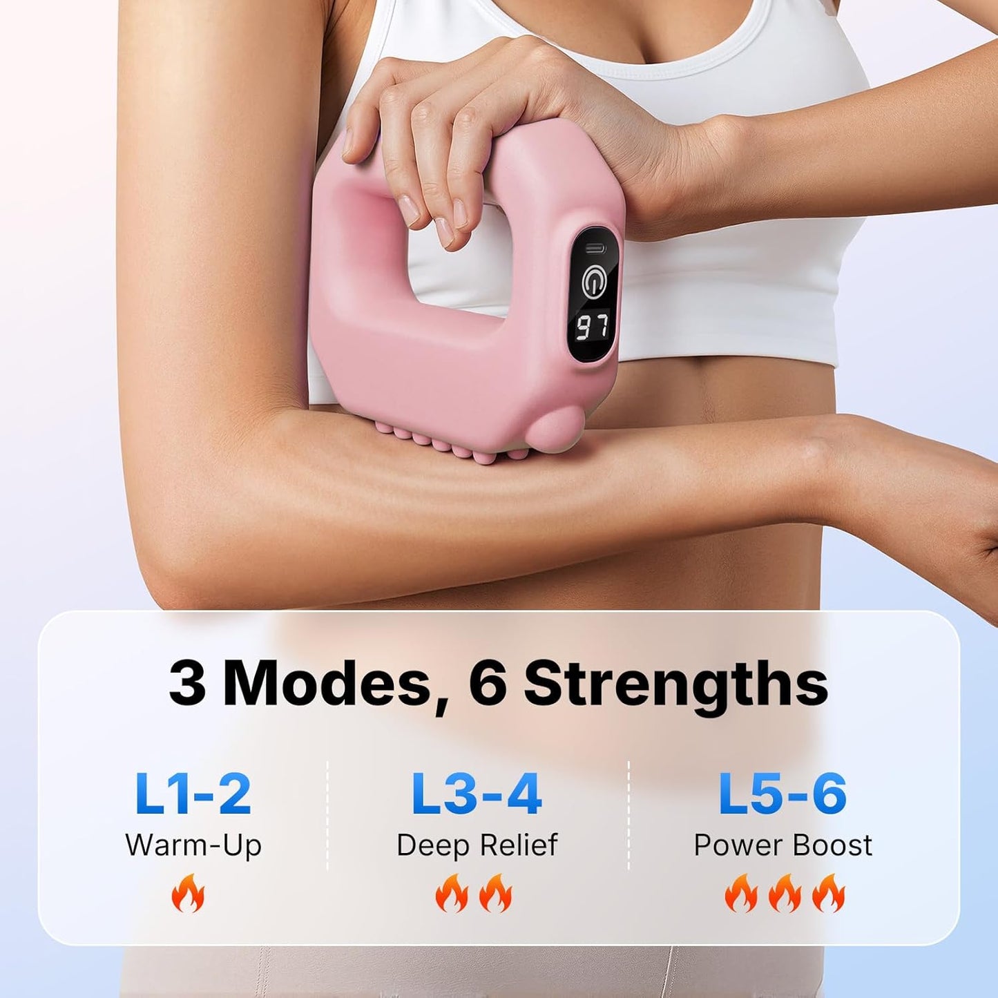 Sculpt, Relax, & Recover — All in One Compact Belt Massager