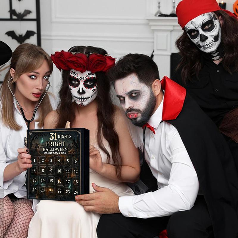 Halloween Countdown Box with Figurines