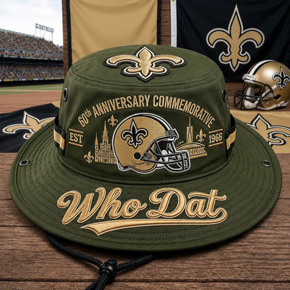 ⚜️Who Dat 60th Anniversary commemorative Boonie Hat🏈