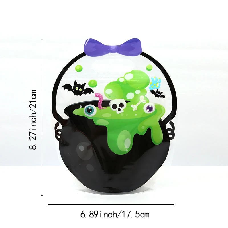🔥Last Day 50% OFF - 🎃Halloween Bags Plastic Halloween Goodie Bags