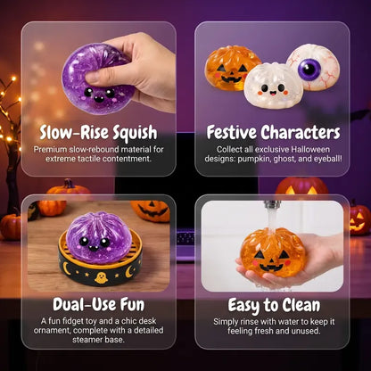 🎃👻Halloween Steamed Bun Stress Relief Toy Set