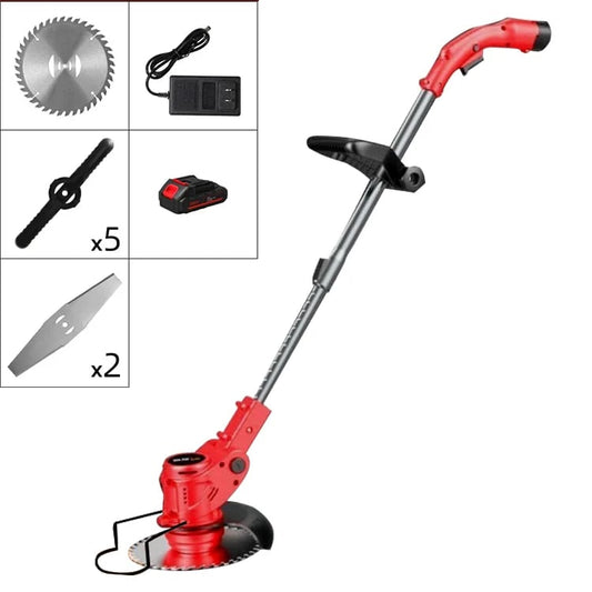 🌿 Lightweight Cordless Grass Trimmer – Quiet 9000 RPM Lawn Care Tool - UK