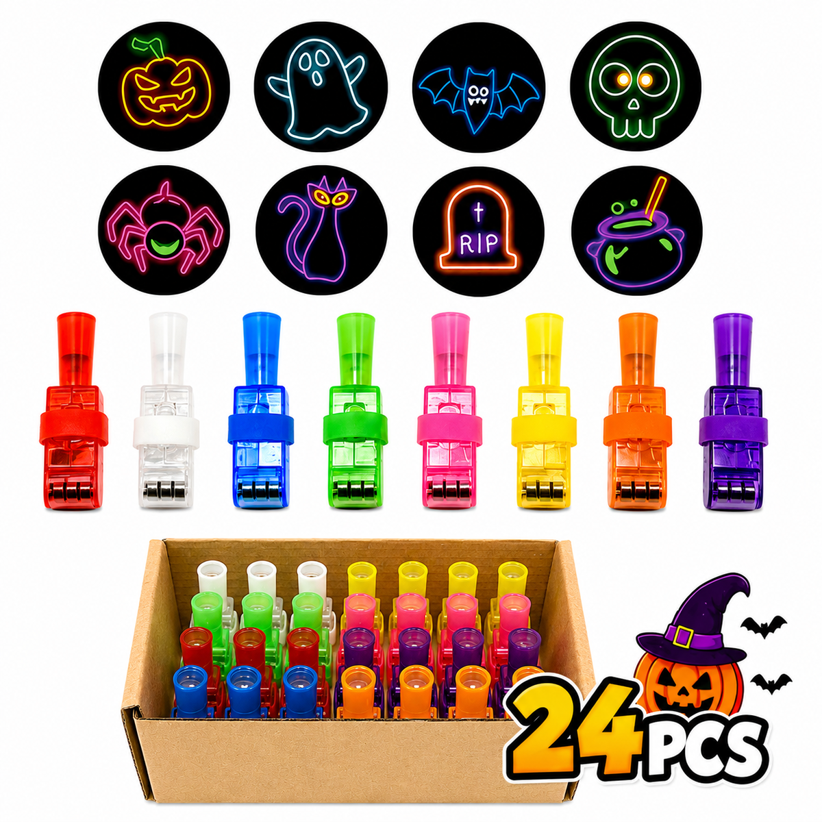 Halloween Finger Projector Lights
