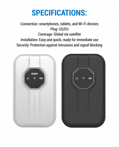 🌍 Boundless Portable WiFi – Global Coverage for Travel & Business🛡️