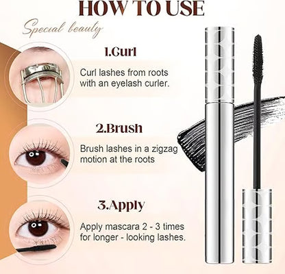 Metal Wand Tubing Mascara – Long-Wearing Tubing Formula for Stunning Length & 24H Smudge-Proof Curl ✨👁️🖤