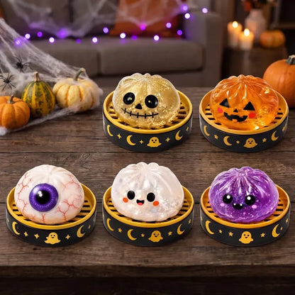 🎃👻Halloween Steamed Bun Stress Relief Toy Set
