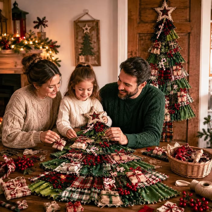 DIY Christmas Tree Door Hanging Kit