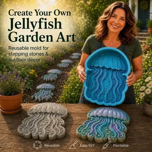 Garden stepping stone mold kit