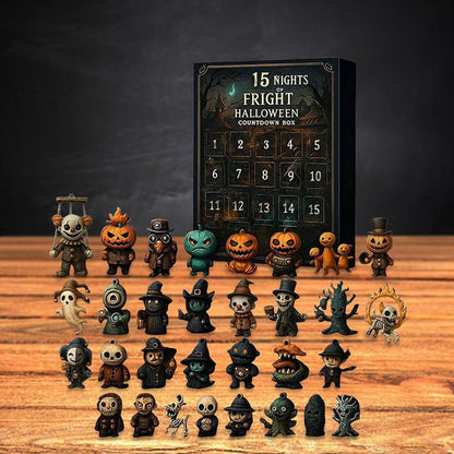 Halloween Countdown Box with Figurines