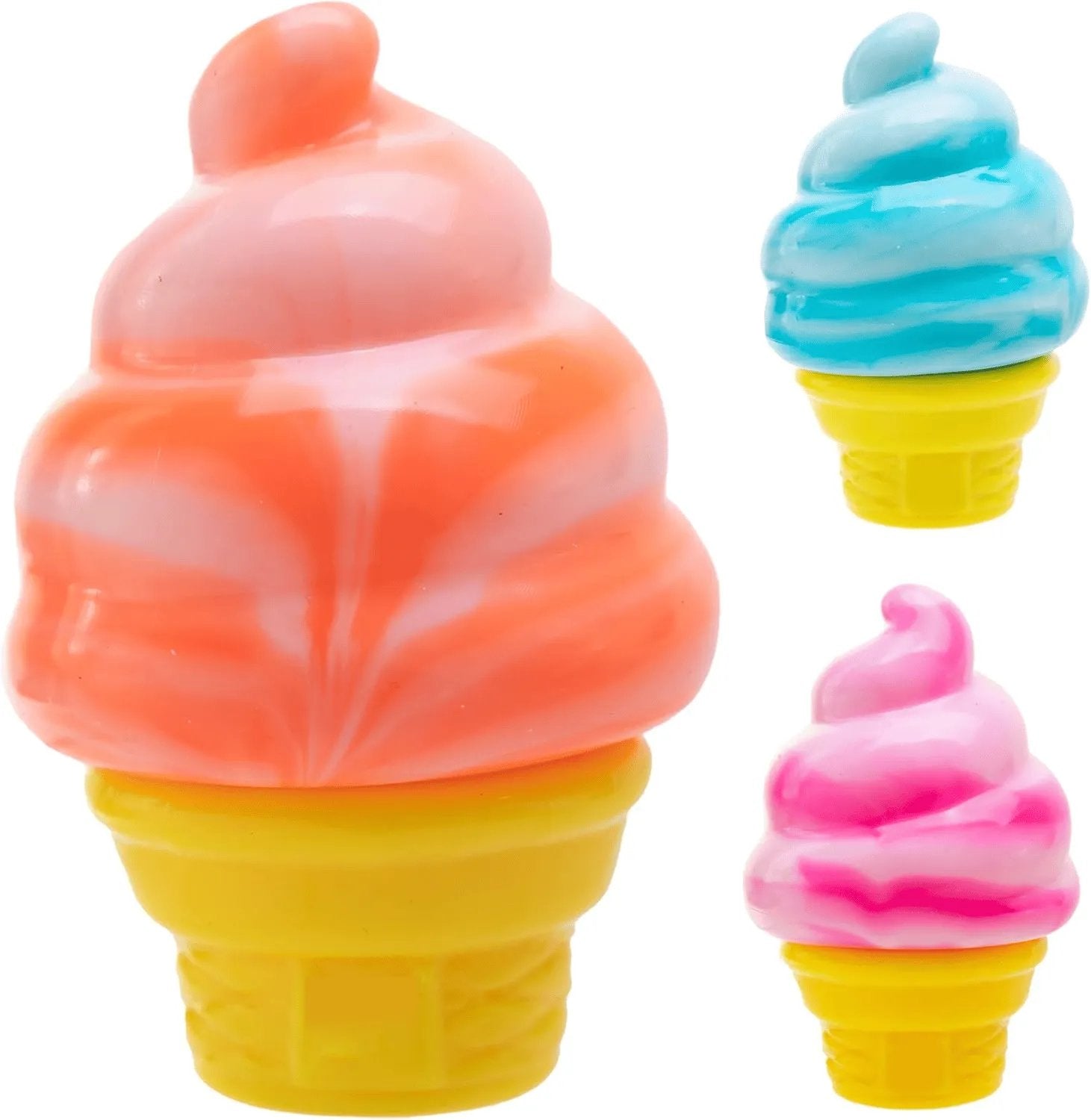 Ice Cream Squeeze Squishy, Ice Cream Squishy, Slow Rise Sensory Fidget Toy, Easter Basket Stuffers Party Favors🍦
