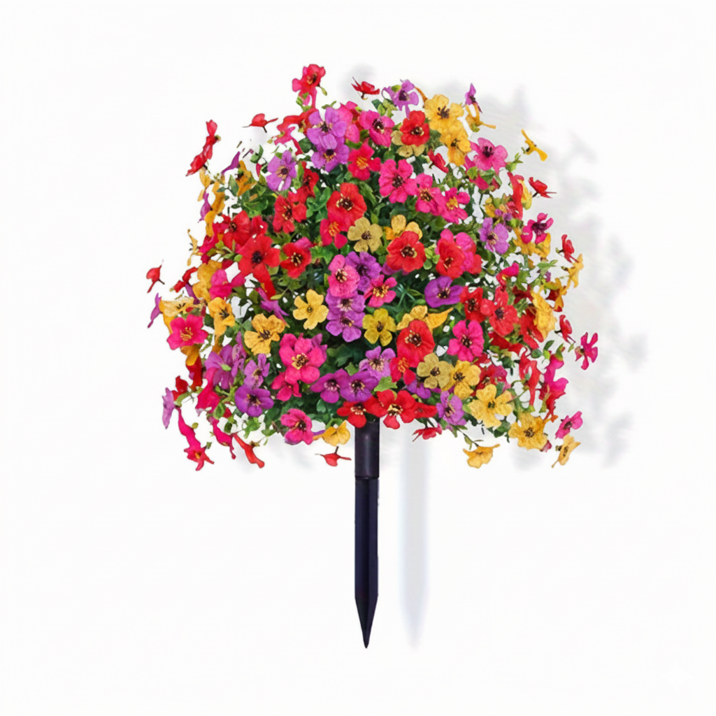 All Season Artificial Flower Stakes Indoor & Outdoor
