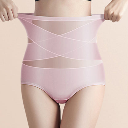 🎁Plus-Size High-Waist Cross Tummy Control Panties