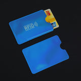 RFID Iridescent Blue Card Sleeve