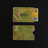 Gold Snowflake RFID Sleeve