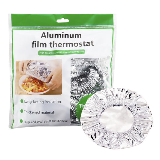 50PCS Reusable Aluminum Foil Food Covers