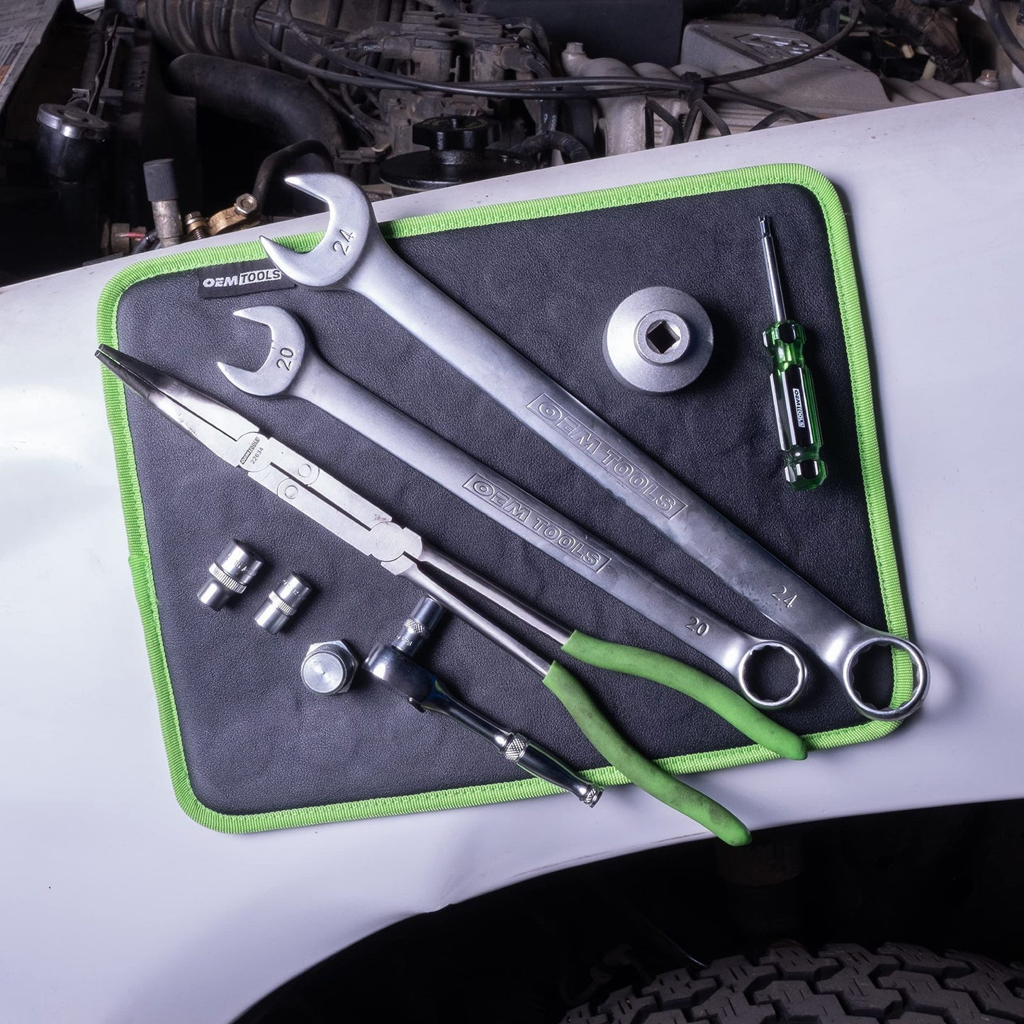 3PC Flexible Magnetic Tool Mat / Magnetic Work Bench Pad