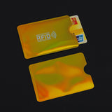 RFID Iridescent Yellow Card Sleeve